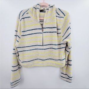 Urban Outfitters Out From Under Marsha Marshmellow Fleece Cropped Hoodie